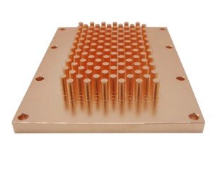 Copper pin fin heat sink