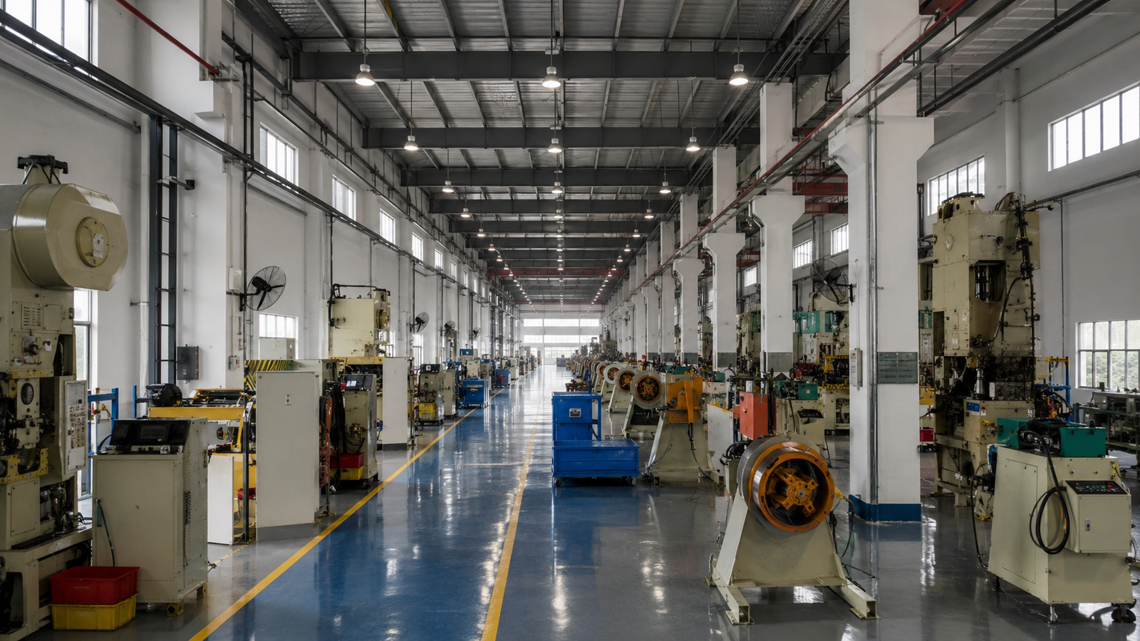 Precision stamping production line