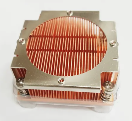 Copper high density fin cooling system